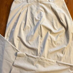 Nordstrom Women's plaid Cream Wide Leg Pants